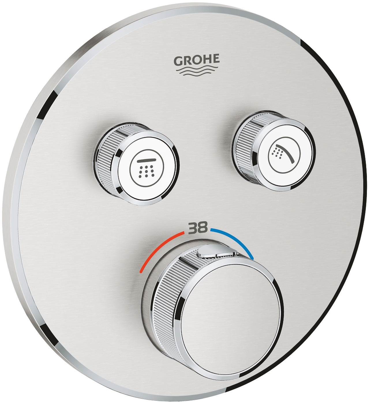 Grohe Grohtherm SmartControl vanová baterie pod omítku ano SuperSteel 29119DC0