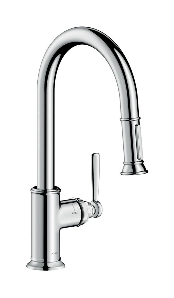 Axor Montreux kuchyňská baterie stojící zlatá/staré zlato 16581990