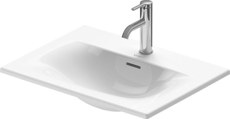 Duravit Viu umyvadlo 60x45 cm obdélníkový zápustný bílá 03856000001