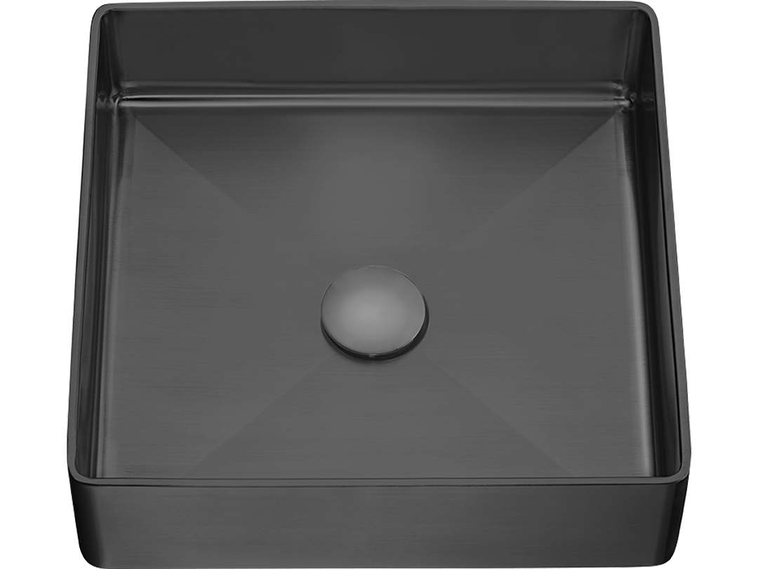 Laveo Pola umyvadlo 36x36 cm čtvercový na pult VUP722S