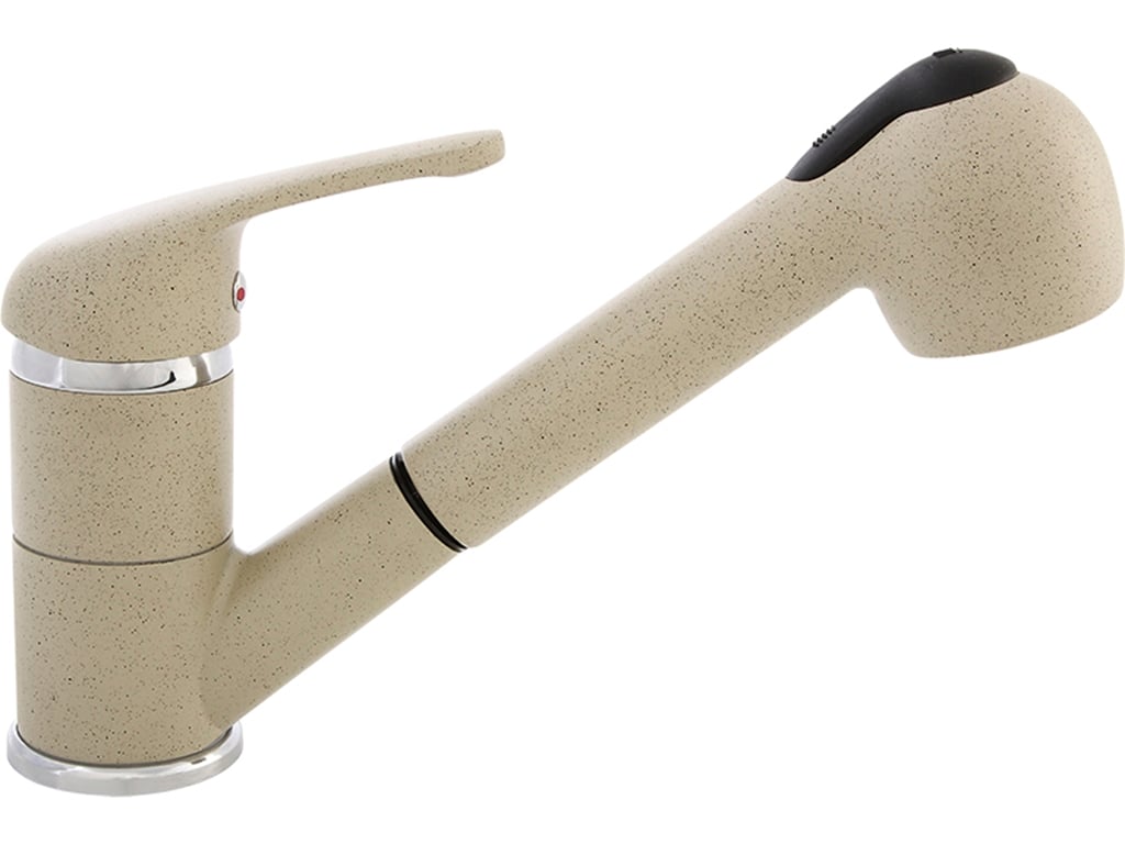 Laveo Daga kuchyňská baterie stojící béžová BLG469D