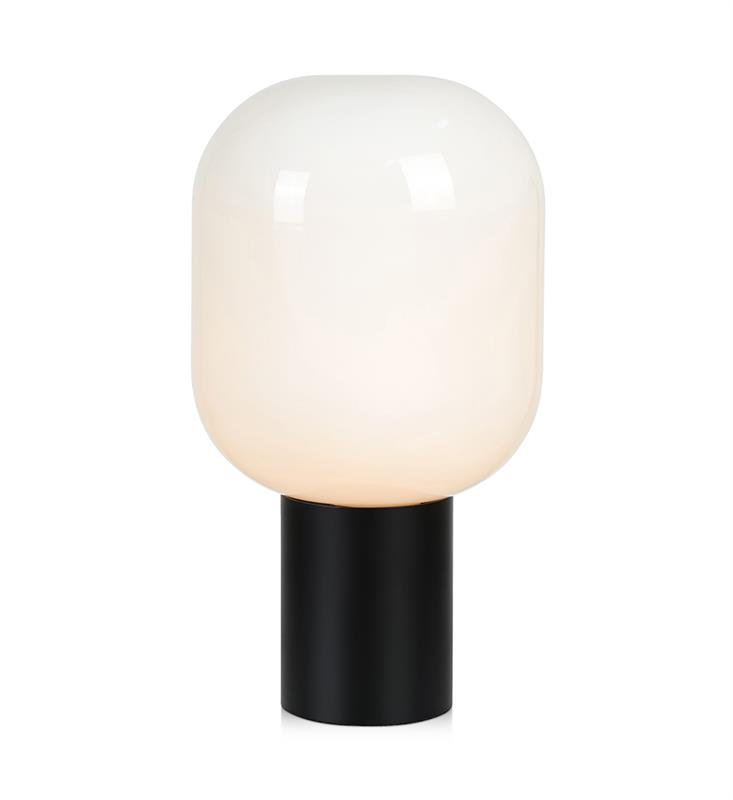 Markslöjd Brooklyn stolní lampa 1x60 W bílá-černá 107482