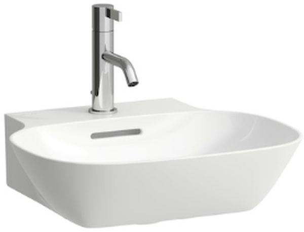 Laufen Ino umyvadlo 45x41 cm klasický-na pult bílá lesk H8163000001041