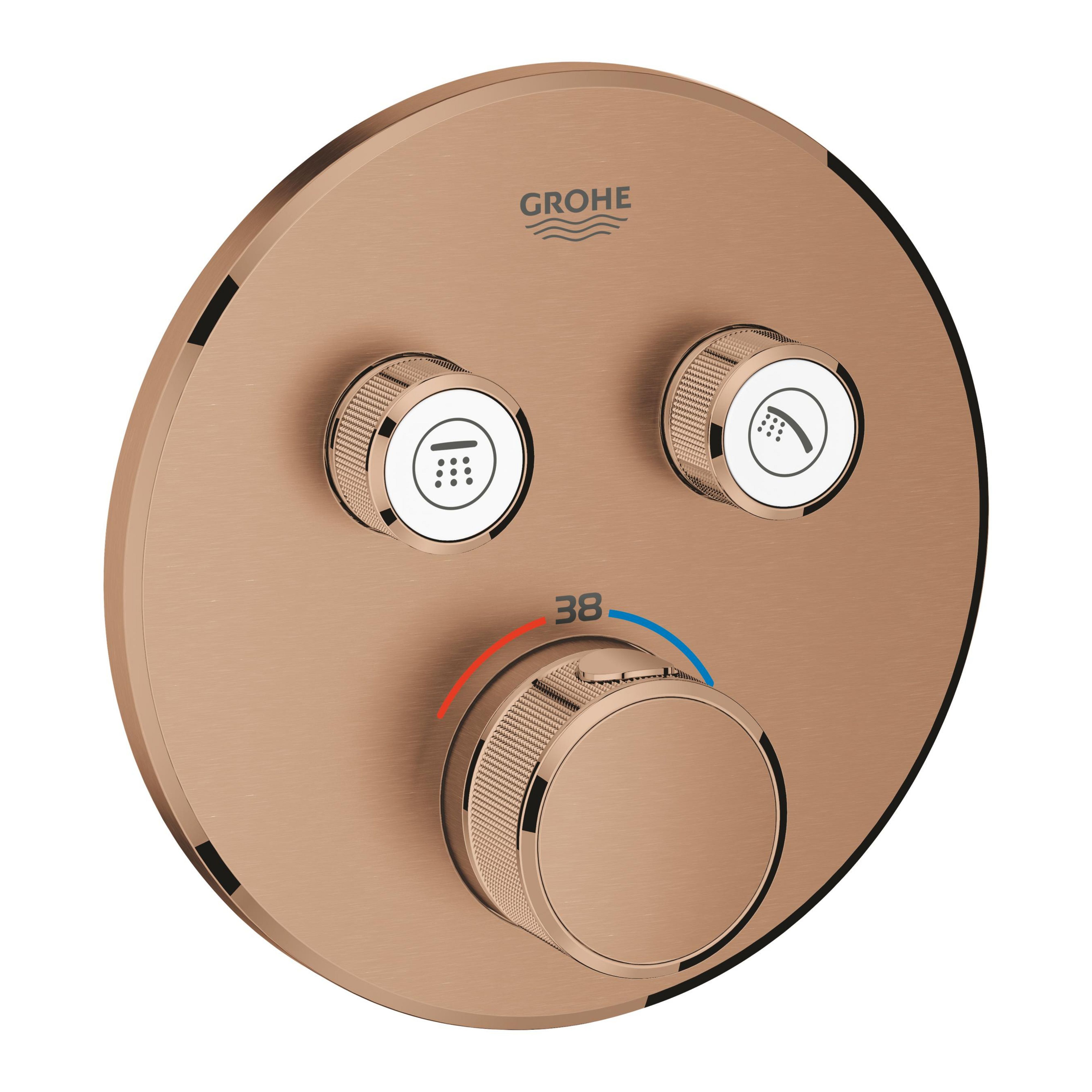 Grohe SmartControl vanová baterie pod omítku s termostatem Brushed Warm Sunset 29119DL0