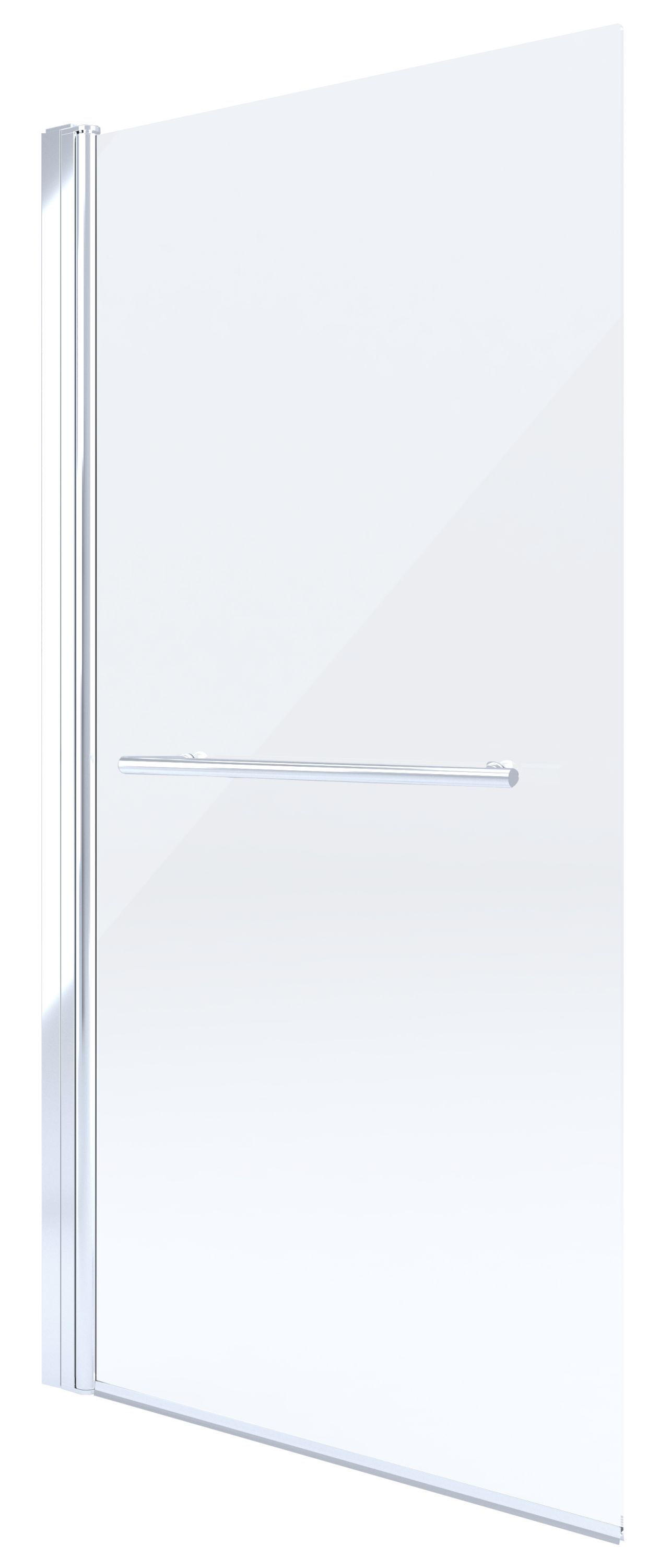 Deante Levita vanová zástěna 75 cm jednodílný chrom lesk/čiré sklo KQL_072P