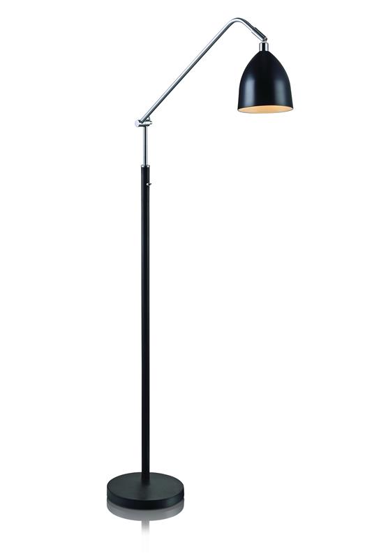 Markslöjd Fredrikshamn stojací lampa 1x40 W černá 105023