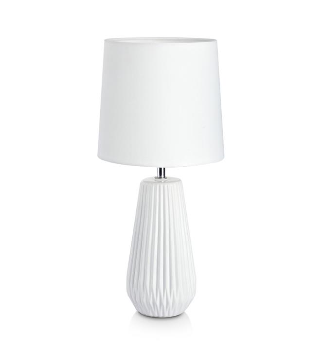 Markslöjd Nicci stolní lampa 1x40 W bílá 106623