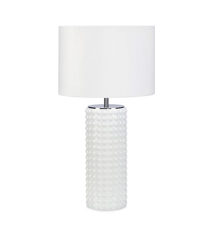 Markslöjd Proud stolní lampa 1x60 W bílá 107484