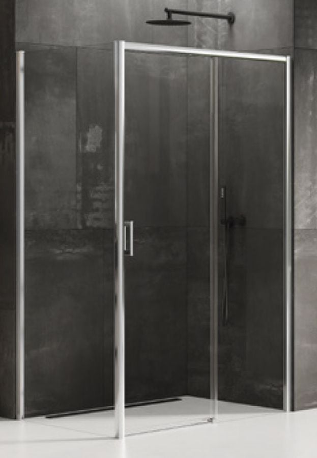 New Trendy Prime sprchový kout 130x100 cm obdélníkový chrom lesk/průhledné sklo D-0305A/D-0125B