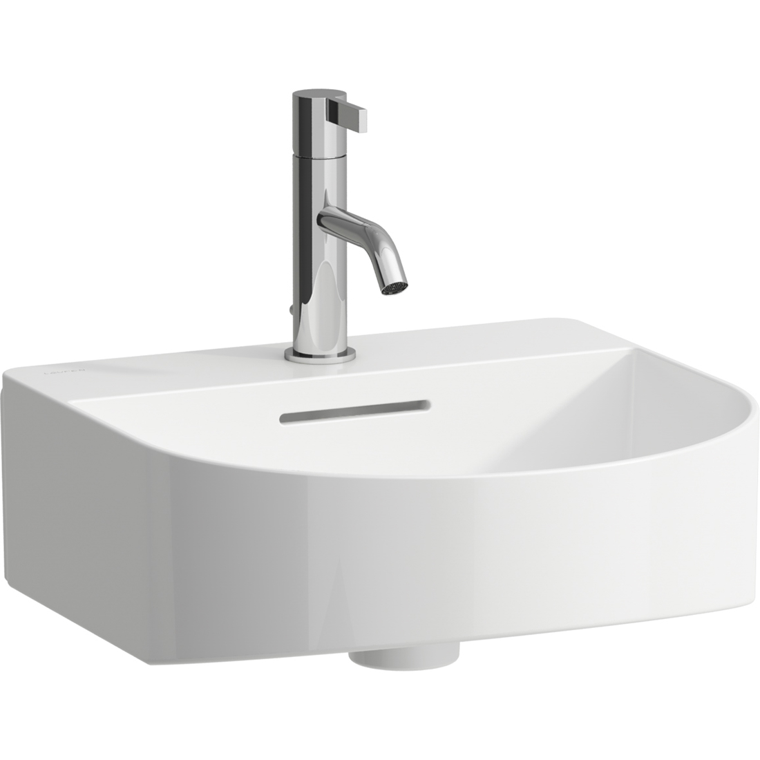 Laufen Sonar umyvadlo 42x41 cm polokulatý klasický bílá lesk H8153410001041