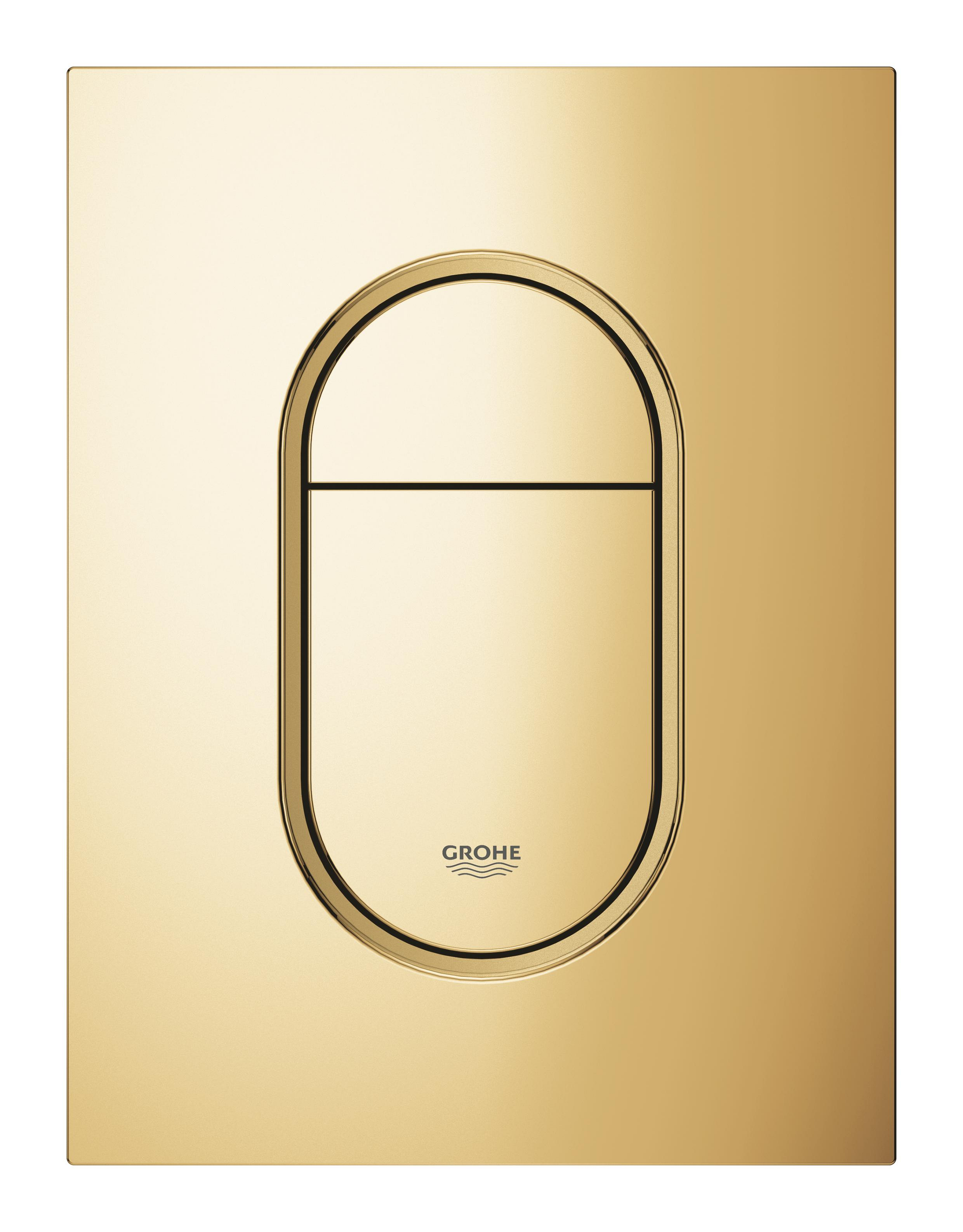 Grohe Arena Cosmopolitan S splachovací tlačítko pro WC zlatá 37624GL0