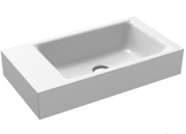 Kaldewei Puro umyvadlo 55x30 cm obdélníkový klasický bílá 901206433001