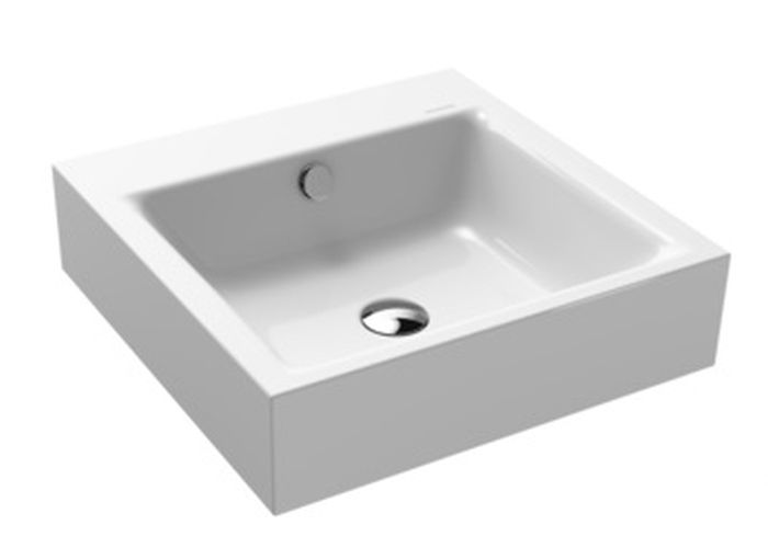 Kaldewei Puro umyvadlo 46x46 cm čtvercový klasický bílá 901306003001