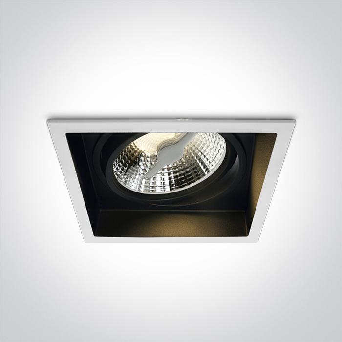 One Light Kallithea zapuštěná světla 1x75 W bílá-černá 51110AD/B