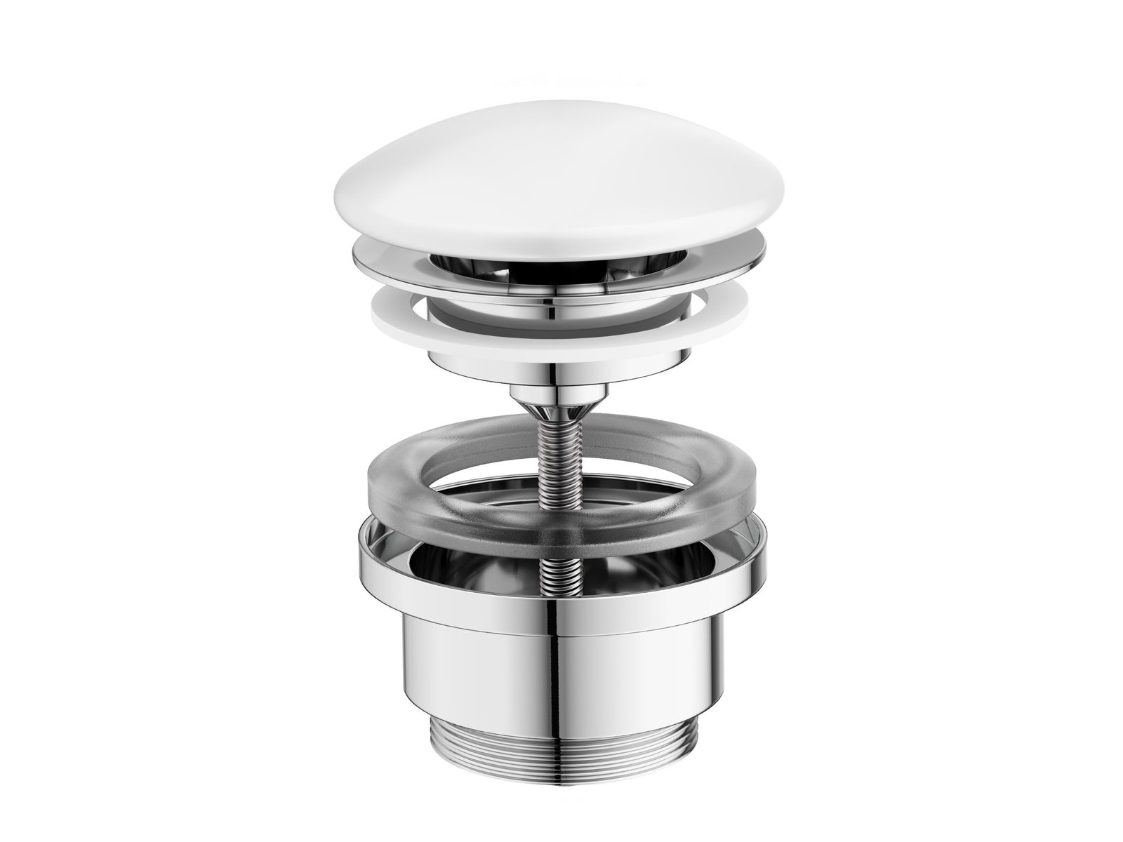 Ravak špunt do umyvadla bílá X01695