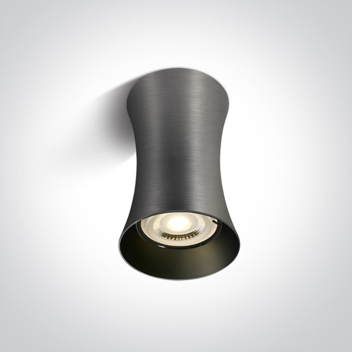 One Light Mawromati stropní světlo 1x10 W šedá 12105F/MG