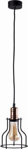 Nowodvorski Lighting Worshop závěsné svítidlo 1x60 W černá 6336