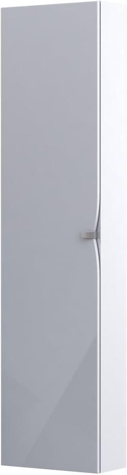 Oristo Siena skříňka 40x17x160 cm boční závěsná bílá OR45-SB1D-40-1