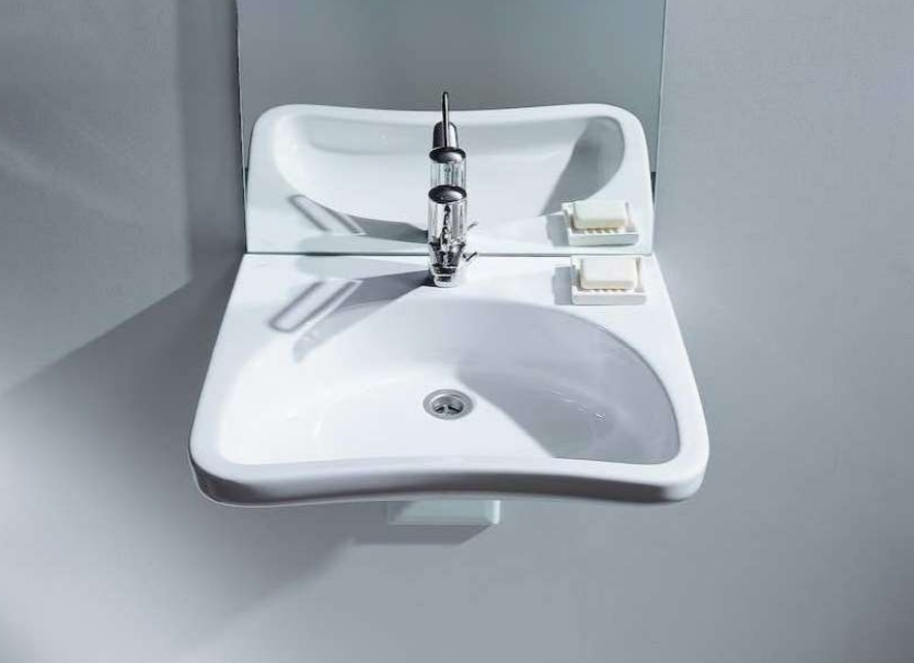 Roca Dostępna Łazienka umyvadlo 66x55 cm pro osoby se zdravotním postižením bílá WM8810ACZ000001