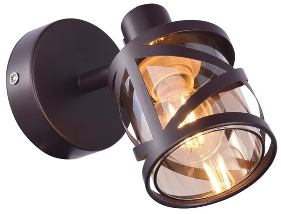 Rabalux Oberon nástěnné svítidlo 1x40 W jantarová-hnědá 5335