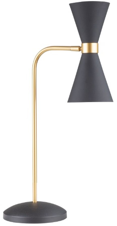 MaxLight Cornet stolní lampička 2x5 W černá T0039