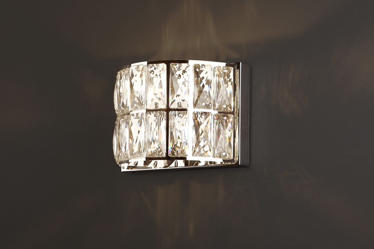 MaxLight Diamante nástěnné svítidlo 1x42 W chrom W0204