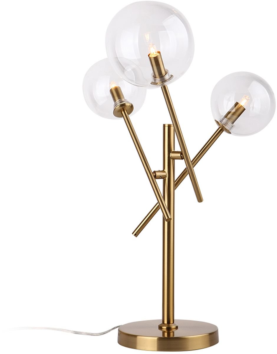 MaxLight Lollipop stolní lampa 3x40 W mosaz T0035