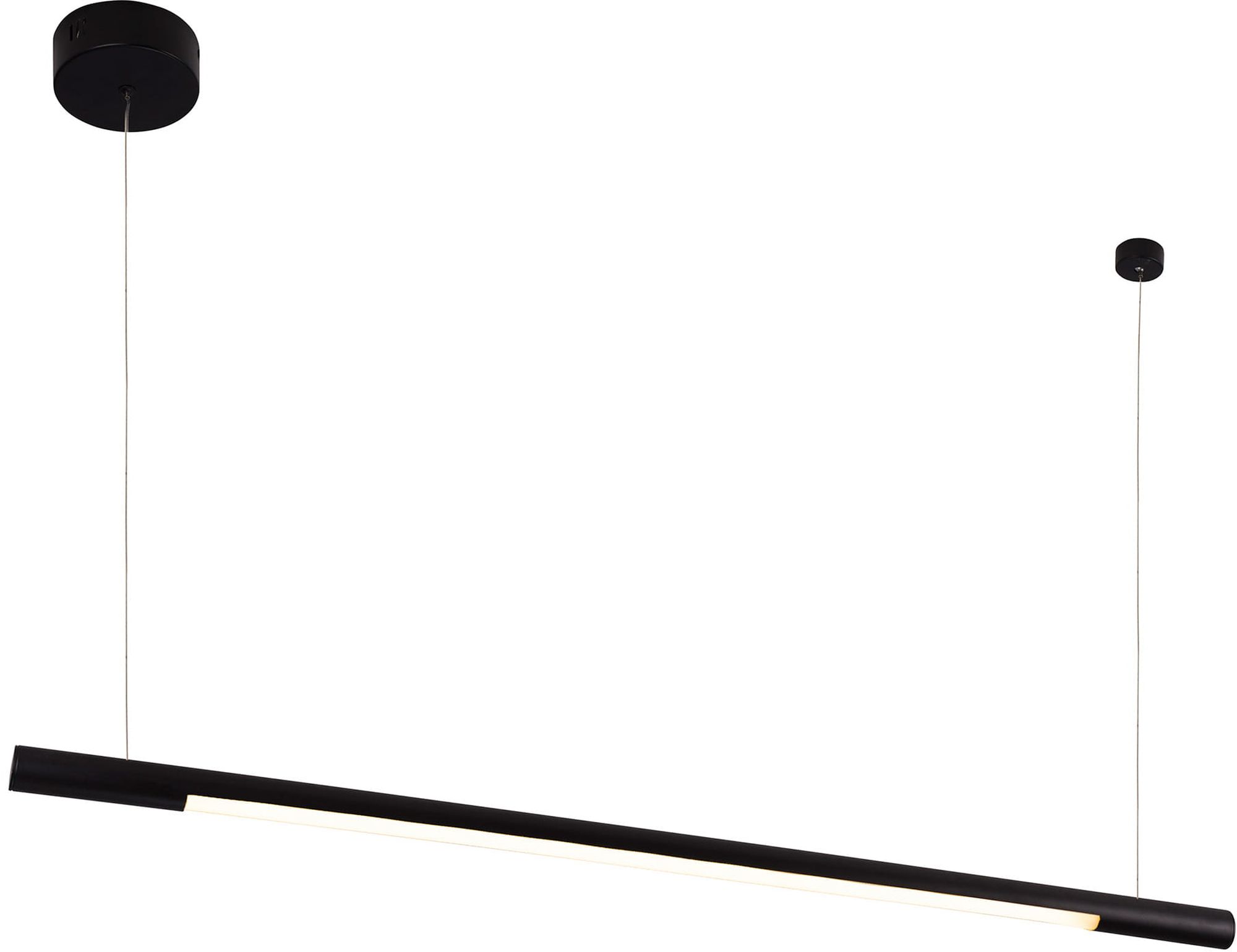 MaxLight Organic Horizon závěsné svítidlo 1x16 W černá P0354D