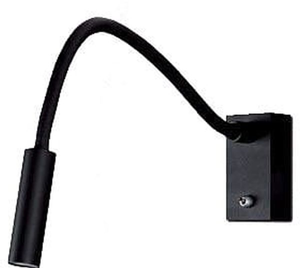 MaxLight Rider Black nástěnné svítidlo 1x3 W černá W0046