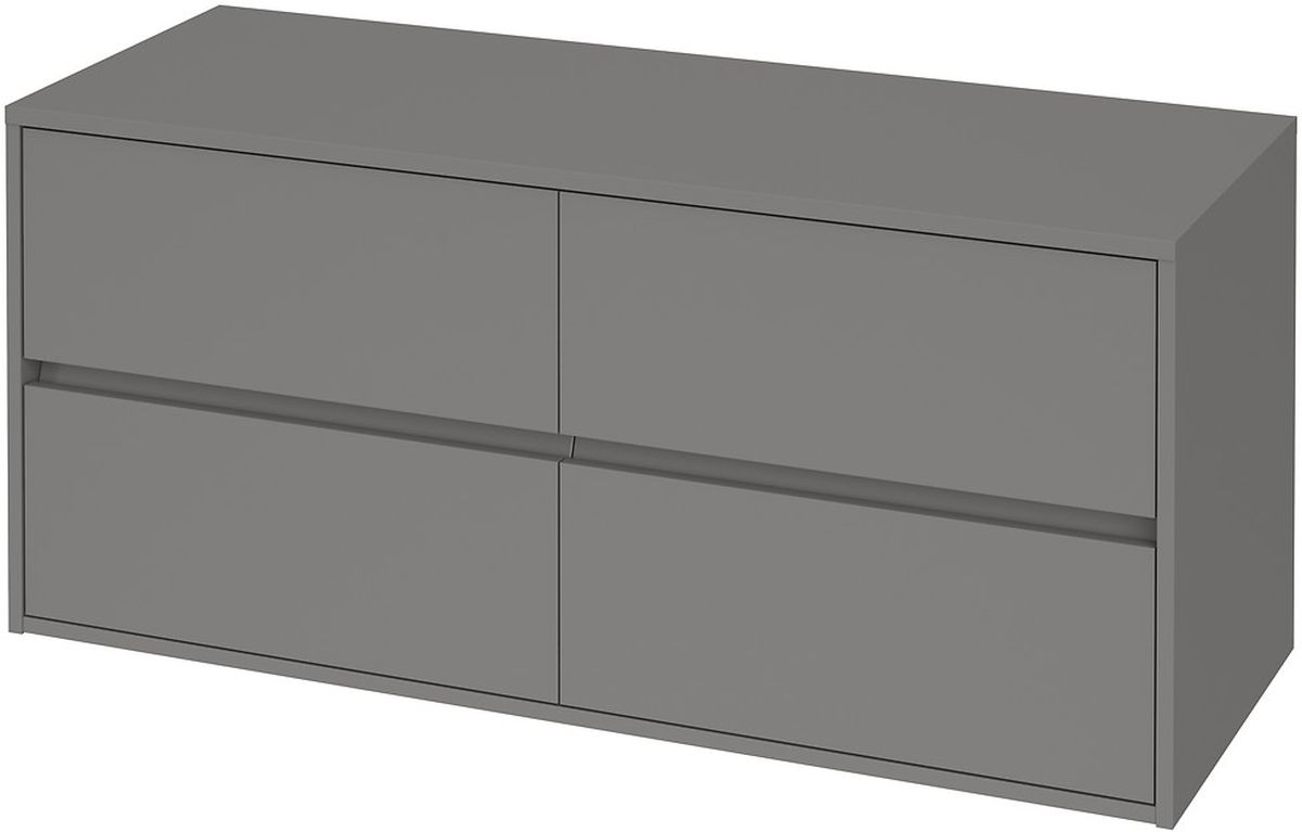 Cersanit Crea skříňka 119.4x44.7x53 cm závěsná pod umyvadlo šedá S931-006