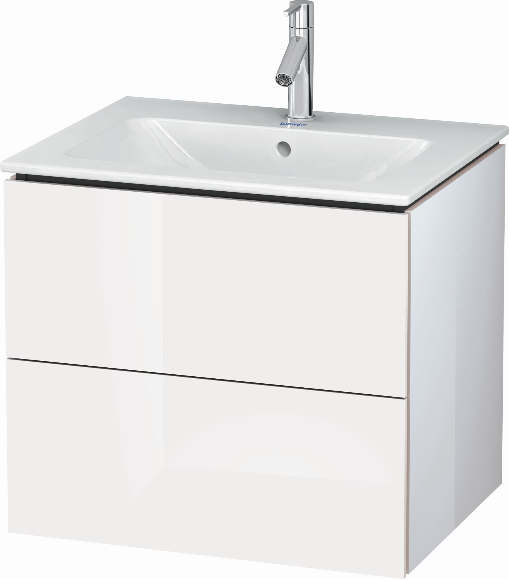 Duravit L-Cube skříňka 62x48.1x55 cm pod umyvadlo závěsná bílá LC624002222