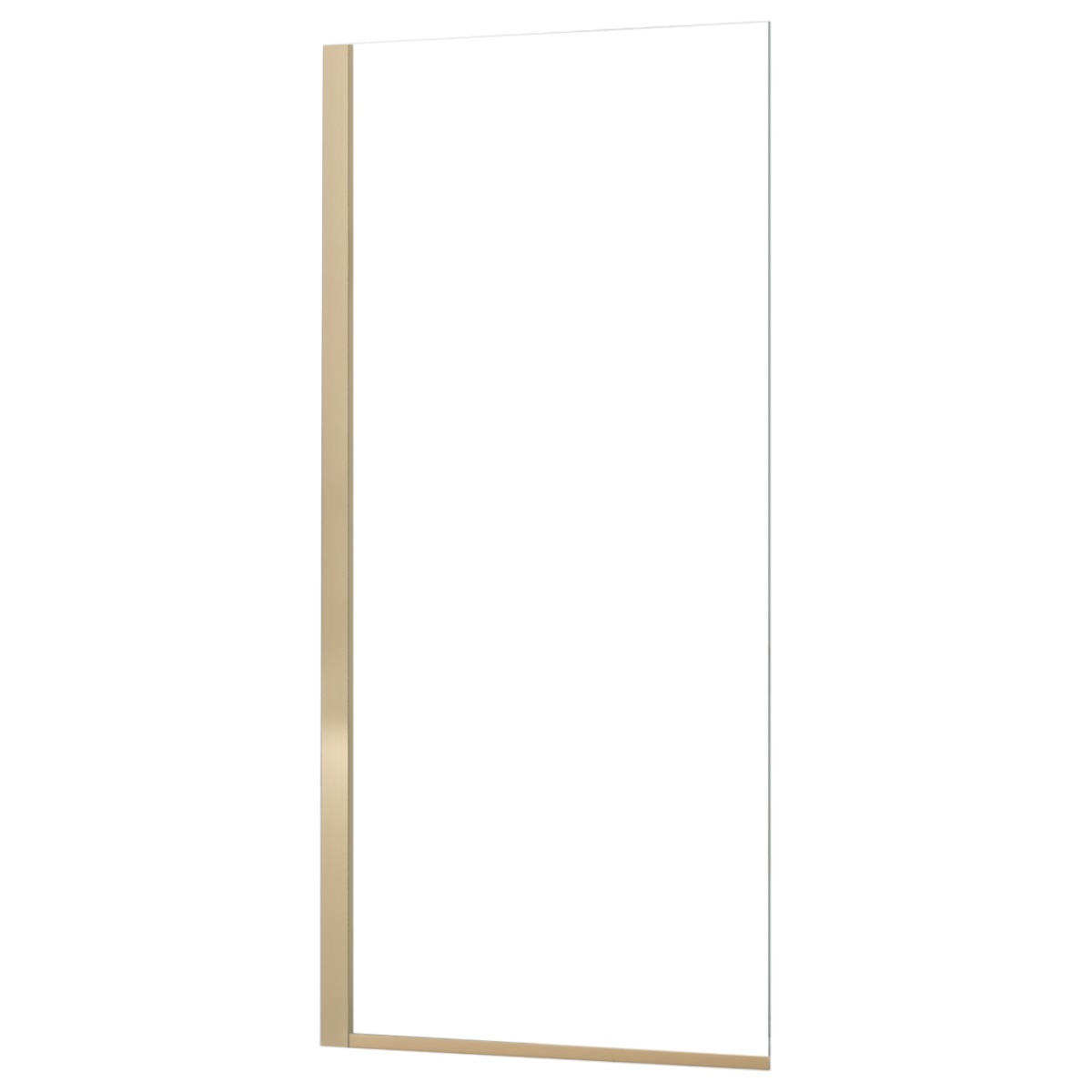 Rea Elegant Gold vanová zástěna 70 cm jednodílný zlatá lesk/čiré sklo REA-W5600