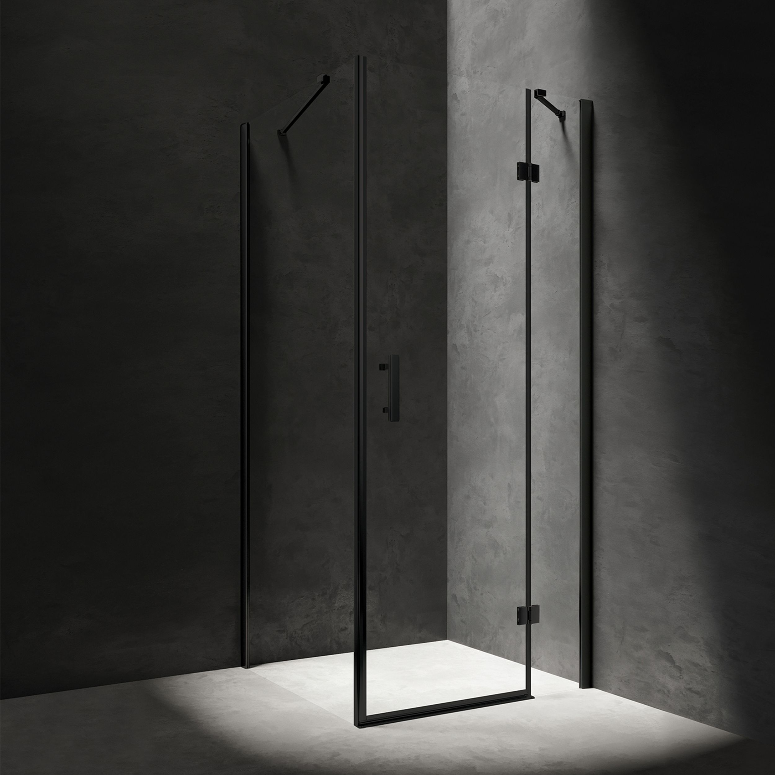 Omnires Manhattan sprchový kout 90x90 cm čtvercový MH9090BLTR