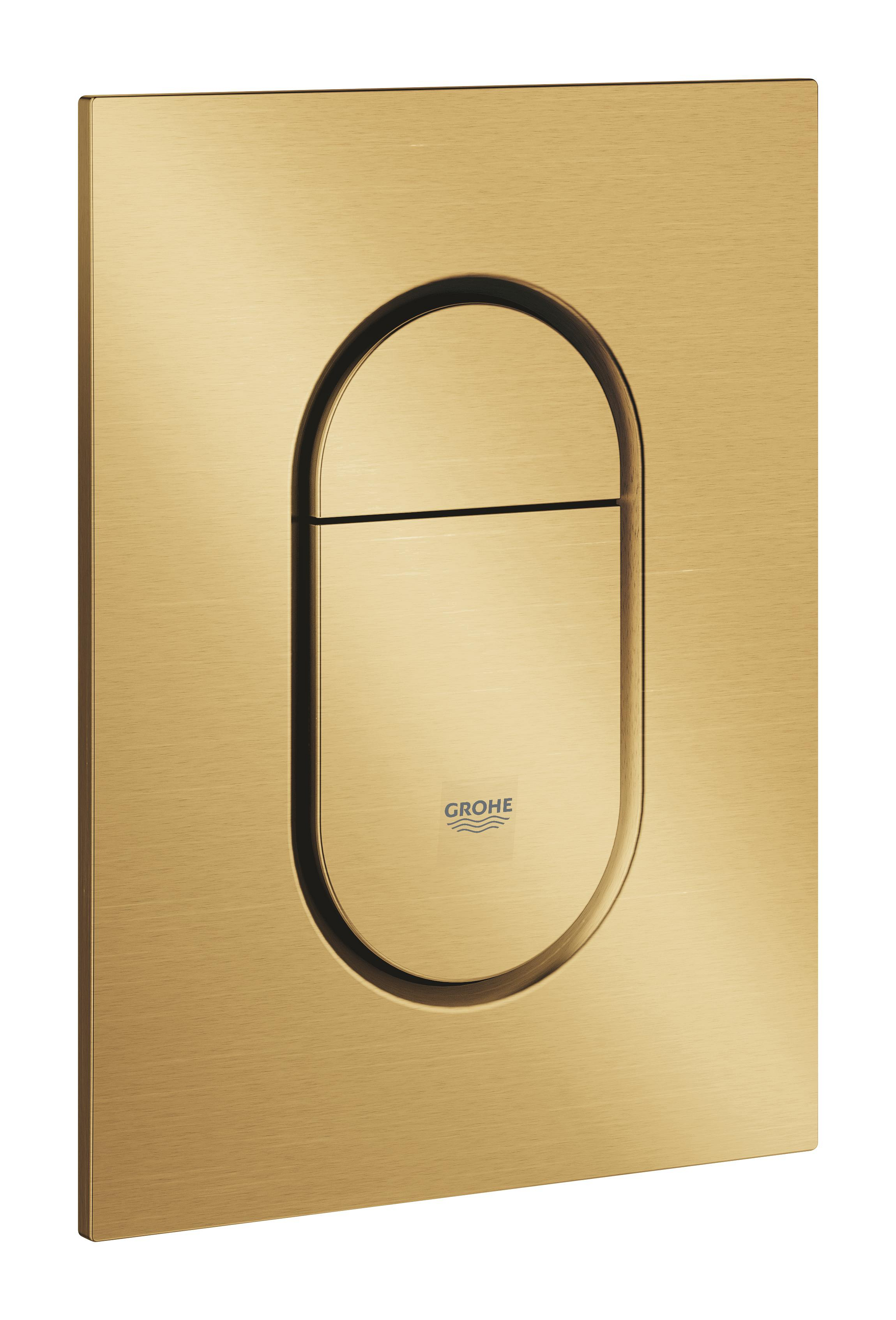 Grohe Arena Cosmopolitan S splachovací tlačítko pro WC Brushed Cool Sunrise 37624GN0