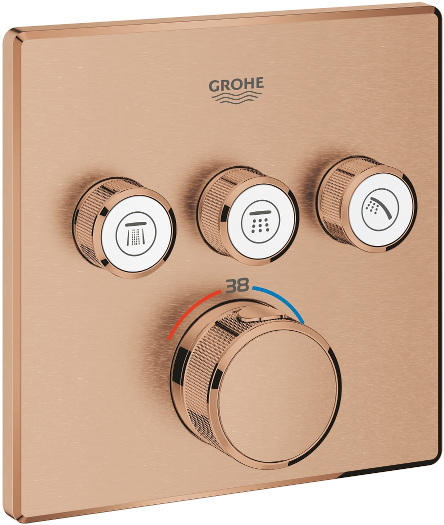 Grohe Grohtherm SmartControl vanová baterie pod omítku ano Brushed Warm Sunset 29126DL0