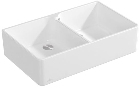 Villeroy & Boch Farmhouse keramický dřez 90x55 cm bílá 639001R1
