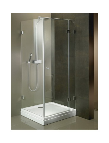 Riho Scandic sprchový kout 97x97 cm čtvercový chrom lesk/průhledné sklo GX0007402