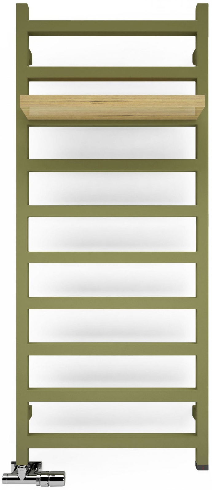 Terma Simple koupelnový radiátor žebříkový 144x50 cm bílá WZSIE144050K916S8M