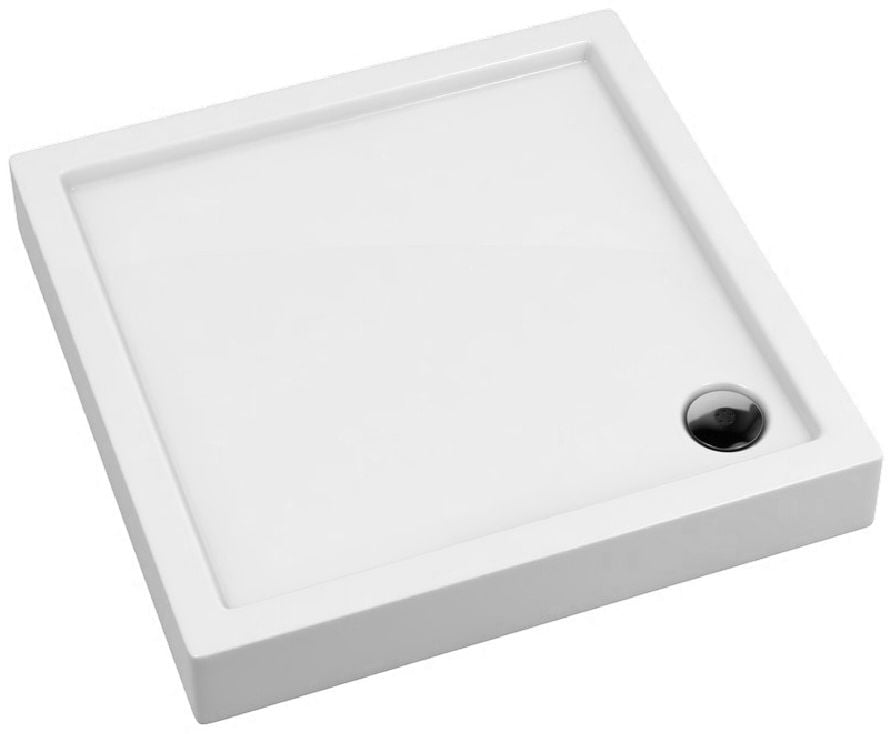 Schedpol Competia čtvercová sprchová vanička 80x80 cm bílá 3.0160