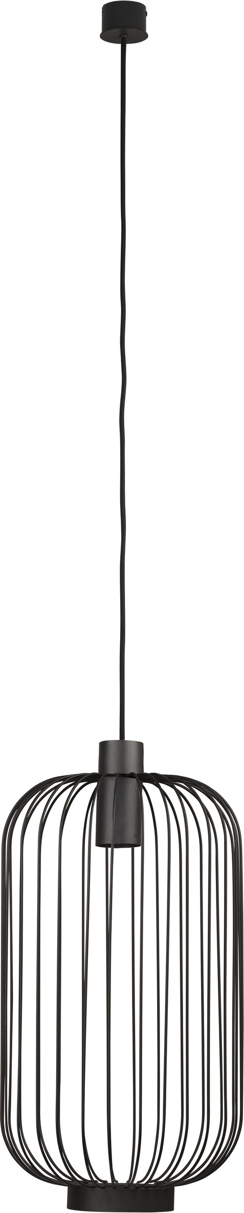 Nowodvorski Lighting Cage závěsné svítidlo 1x35 W černá 6844