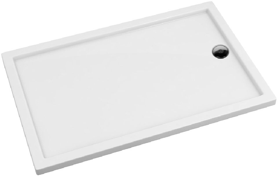 Schedpol Corrina New obdélníková sprchová vanička 130x80 cm bílá 3.4939