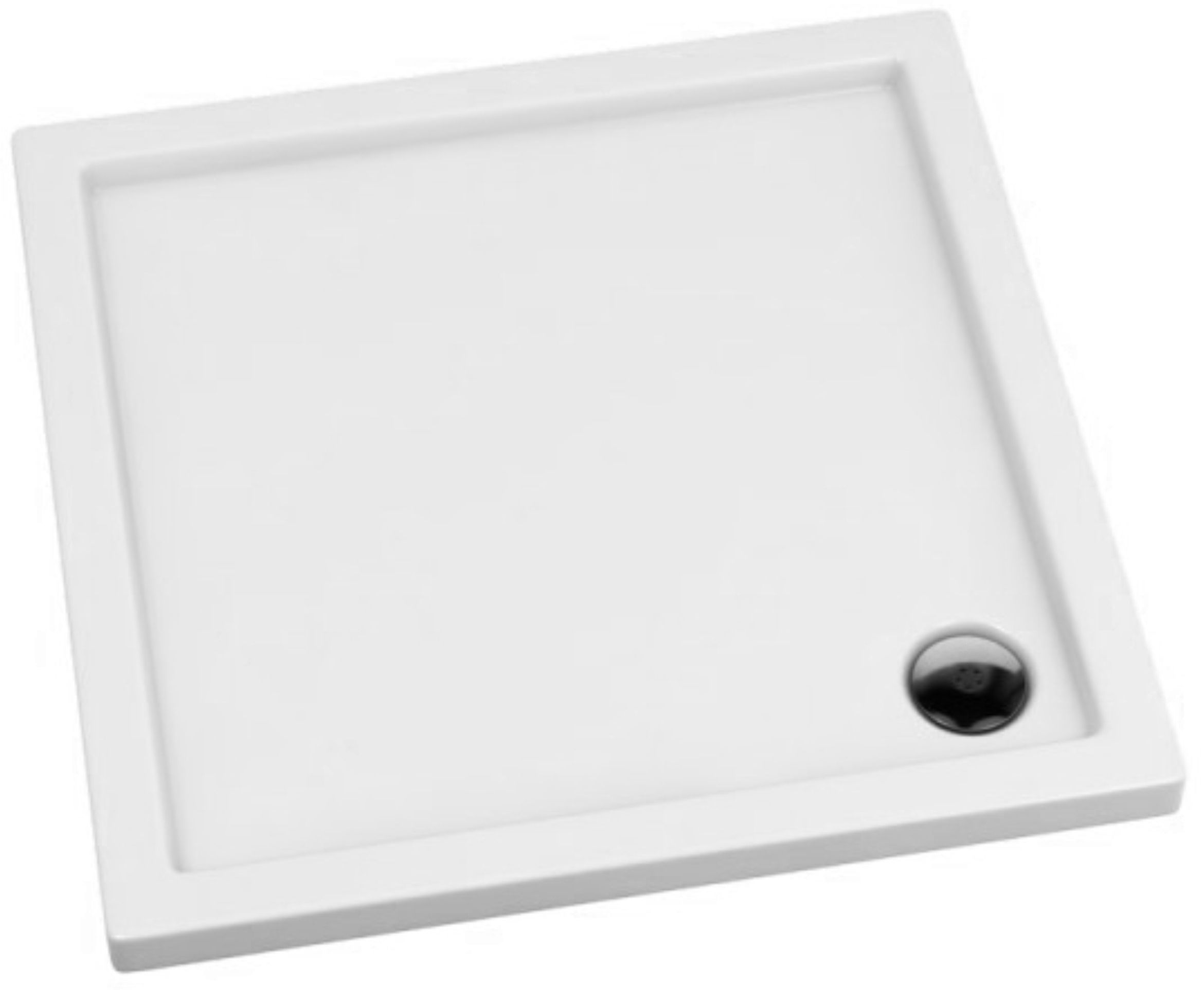 Schedpol Corrina čtvercová sprchová vanička 80x80 cm bílá 3.060