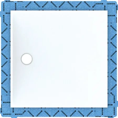 Geberit Setaplano sprchový panel pro sprchovou vaničku v úrovni podlahy 120x120 cm bílá 154.290.11.1