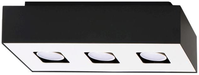 Sollux Lighting Mono stropní světlo 3x40 W bílá-černá SL.0072