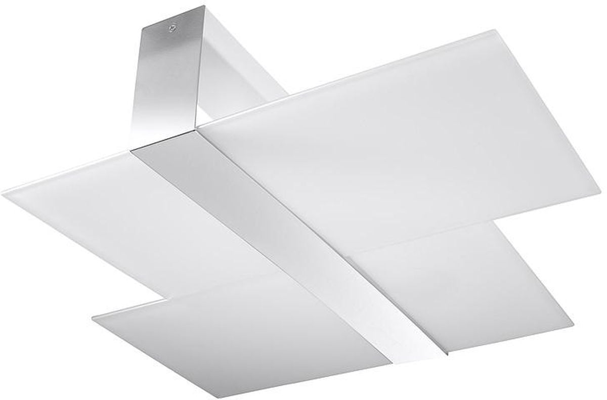 Sollux Lighting Massimo stropní světlo 2x60 W bílá-chrom SL.0188