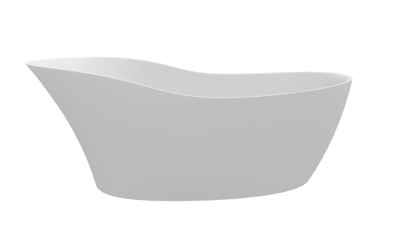 Hoesch Namur Lounge volně stojící vana 180x80 cm oválná bílá 4492.010305