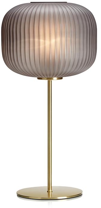 Markslöjd Sober stolní lampa 1x60 W mosaz-šedá 107820