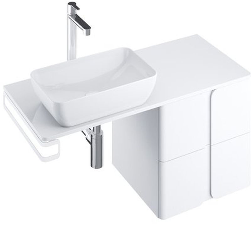 Ravak Balance deska na skříňku 120x46.5 cm bílá X000001372