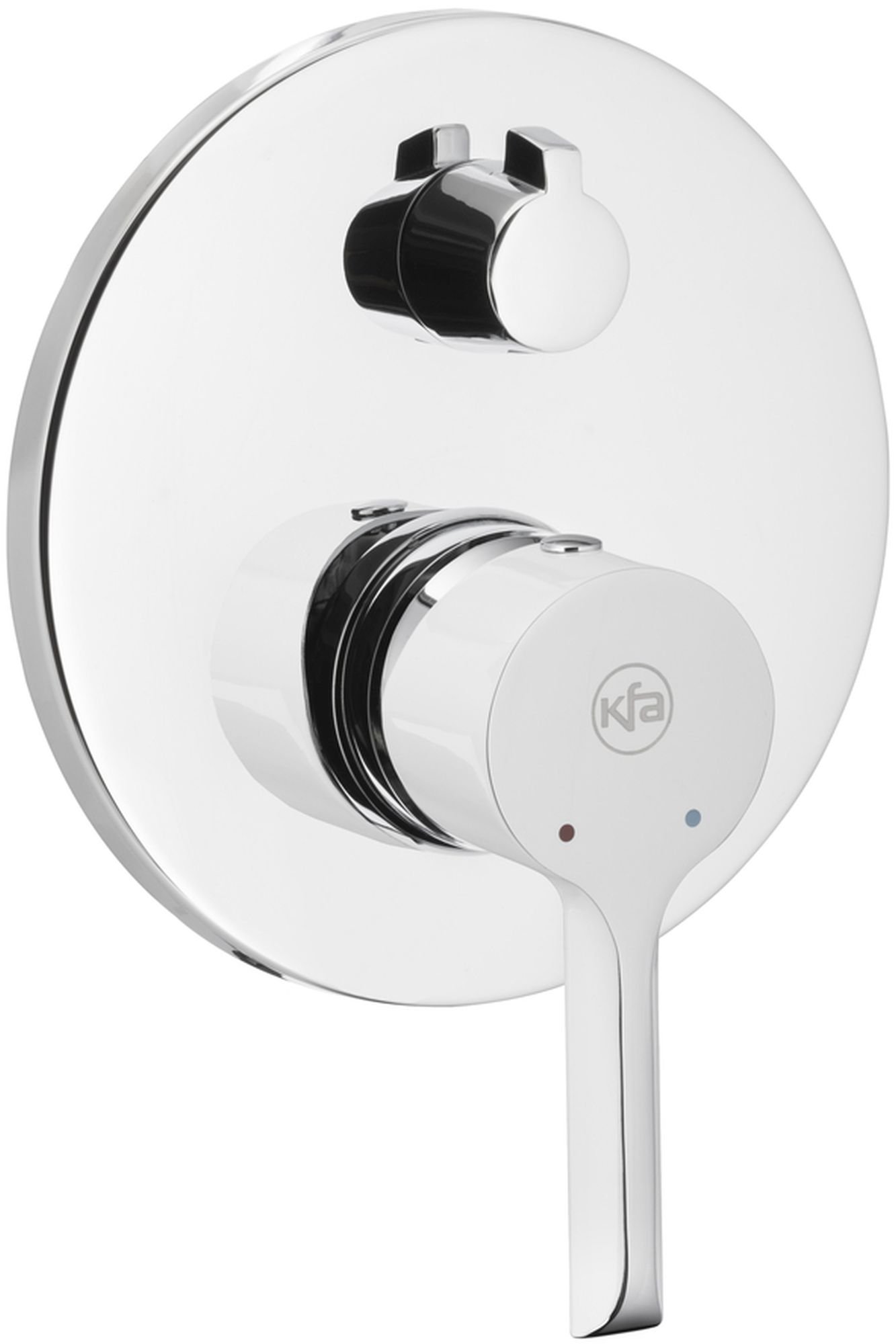 KFA Armatura Angelit vanová baterie pod omítku chrom-bílá 4729-410-40