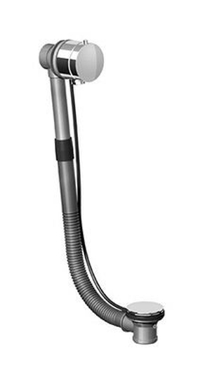 Zucchetti sifon k vaně chrom Z90075